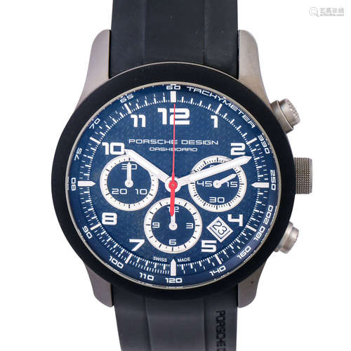 PORSCHE DESIGN Dashbord Chronograph, Ref. 6612.15/2. Herrenu...