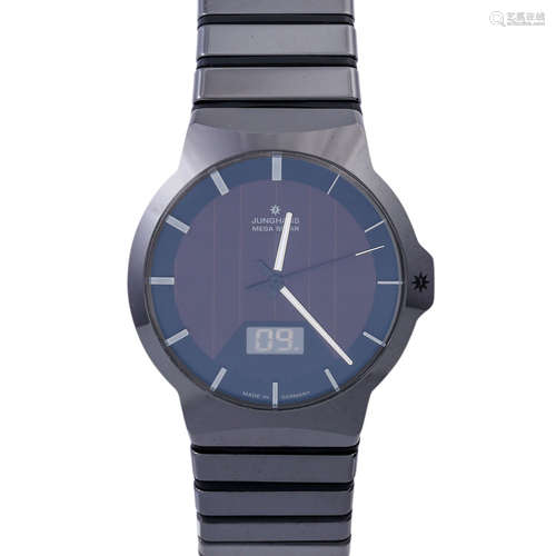 JUNGHANS Force Mega Solar, Ref. 018/1133.44. Funkuhr. Damali...