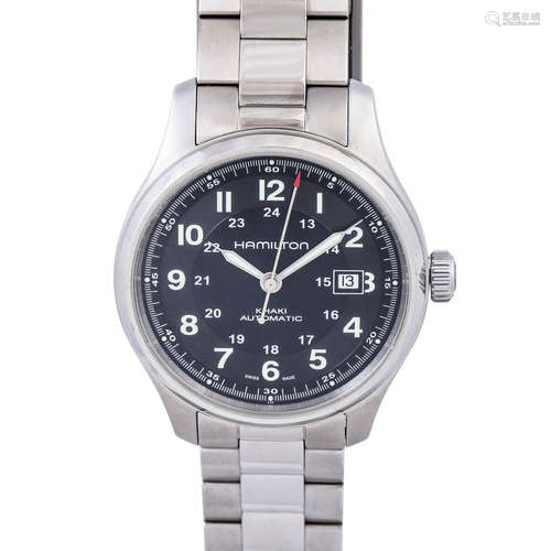 HAMILTON Khaki Field Titanium, Ref. H 70525133. Herrenuhr. L...