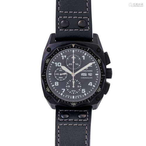 JUNGHANS Pilot Chronoscope Chronograph, Ref. 027/4523.00. He...