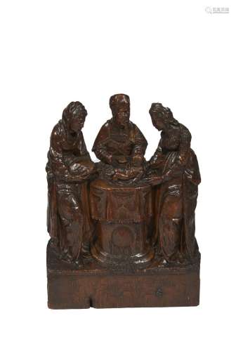 342-La circoncision du Christ Groupe en bois sculpté XVIème ...