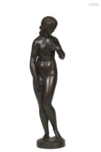 293-Auguste GUENOT(1882-1966) Nu debout Sculpture en bronze ...