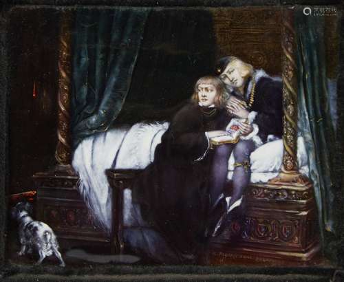 245-H. FABIAN (d'après Paul DELAROCHE) Edouard V et le Duc d...