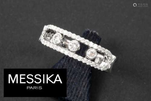 MESSIKA PARIS bague en or blanc (18 carats) bezet met ca 0,3...