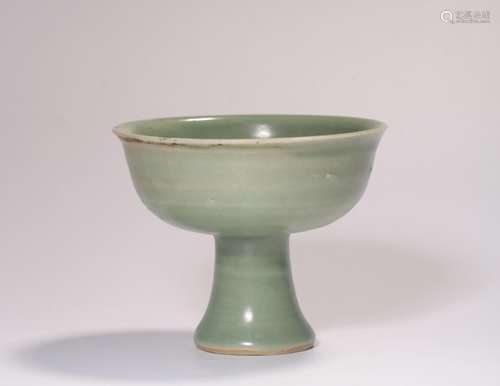 A CELADON-LONGQUAN STEMCUP