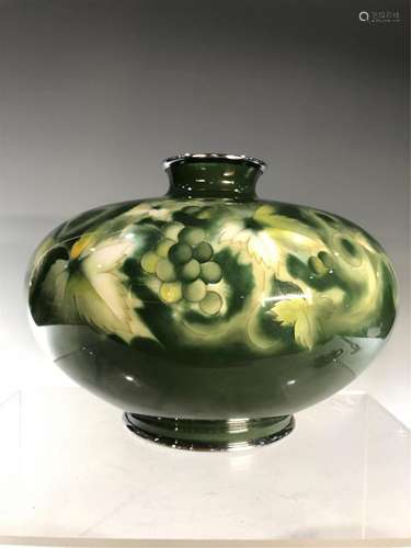 A JAPANESE CLOISONNE ZUN VASE