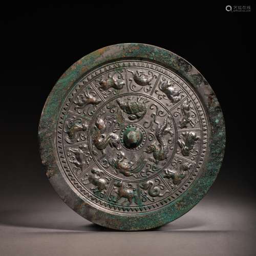 ANCIENT CHINESE BRONZE MIRROR