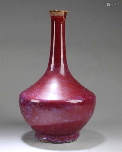 Chinese Porcelain Flambe Vase