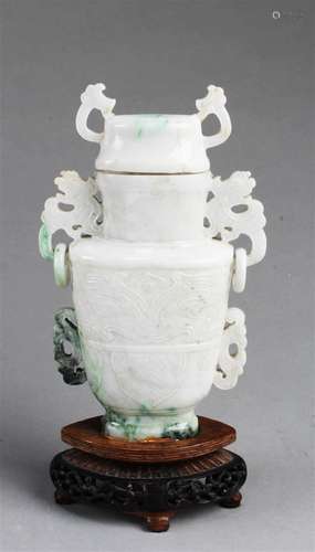 A Carved Jade Vase