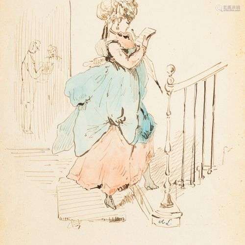 Alfred GRÉVIN (1827 1892) PARISIANA Encre brune …