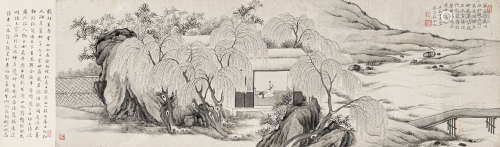 钱 杜（1764-1845） 山水 纸本水墨 手卷