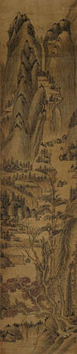 黎 简（1747-1799） 山水 绢本设色 镜心