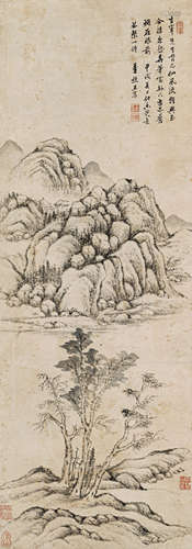 王 宸（1720-1797） 山水 纸本水墨 立轴