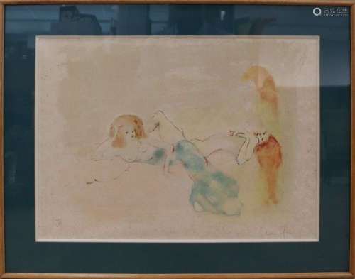 Léonor FINI (1907-1996) Femmes nues allongées Lithographie e...