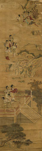 冷 枚（1669-1742） 群仙祝寿 纸本设色 镜心