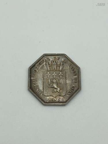 FRANCE LYON :1825 CONSEIL MUNICIPAL : pour Mr PECLET JB (san...