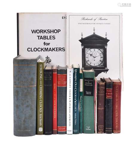 CLOCK AND WATCHMAKING, Twelve volumes: