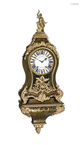 Y A FINE LOUIS XV BOULLE BRACKET CLOCK