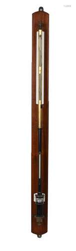 A JAPANNED AND LACQUERED BRASS FORTIN-TYPE MERCURY STICK ‘MO...