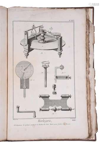 DIDEROT, DENIS AND D’ALEMBERT, JEAN LE ROND, 'L'ENCYCLOPEDIE...