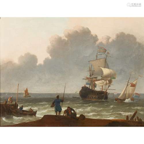 ATTRIBUTED TO LUDOLPH BACKHUIZEN A DUTCH COASTAL SC…