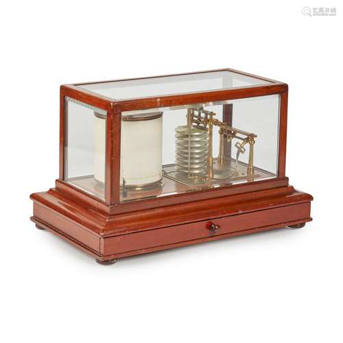 A MAHOGANY CASED BAROGRAPH, BY ROSS OF LONDON…