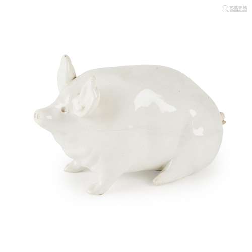 A SMALL WEMYSS WARE PIG CIRCA 1900