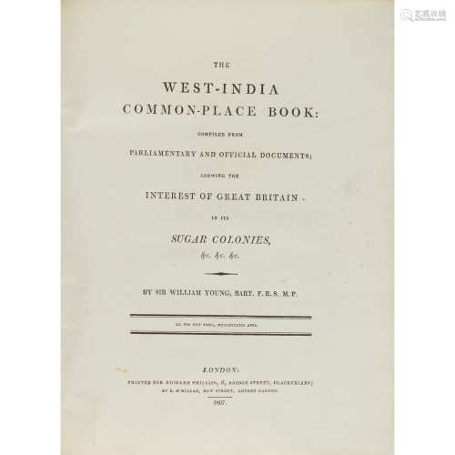 Young, Sir William The West-India Common-place Book
