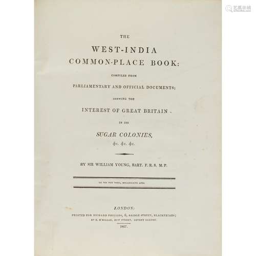 Young, Sir William The West-India Common-place Book