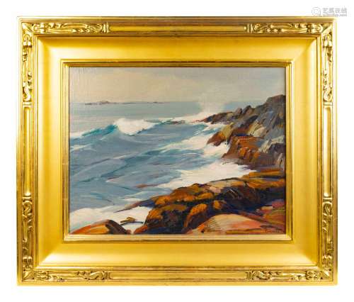 Gustave Cimiotti (American, 1875 - 1969) Maine Coast