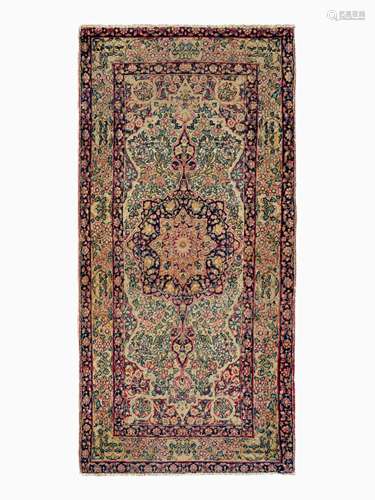 A Kirman Wool Rug