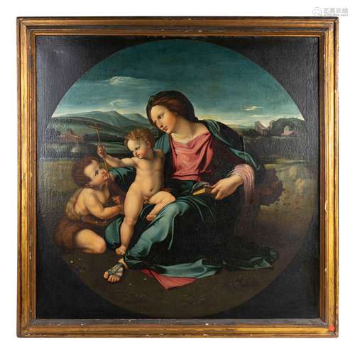 Artist Unknown (19th Century) The Holy Family with the