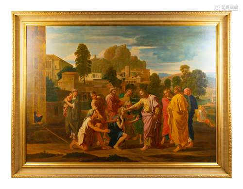 After Nicholas Poussin (19th/20th Century) The Blind of