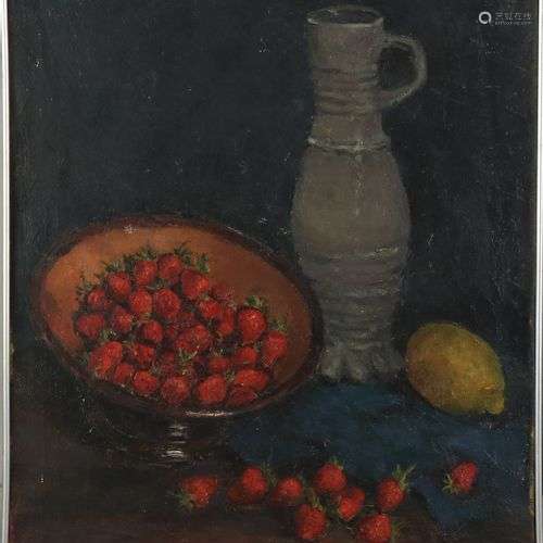 Anton van der Vet. 1889 - 1964. Nature morte avec jacobakan,...