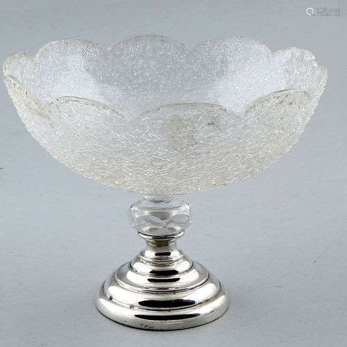 Coupe en verre à glace avec bord supérieur festonné ø13,5cm,...