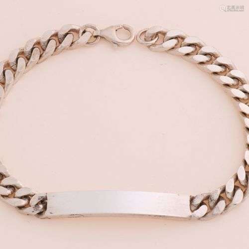 Bracelet en argent 925/000, muni de maillons gourmettes coup...