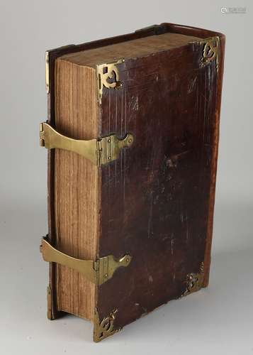 Antique bible d'état néerlandaise par Johannes Muller Joh. F...