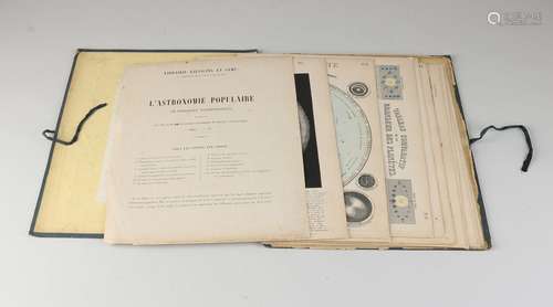 Dossier ancien. L. Astronomie Populaire et Tableaux Transpar...