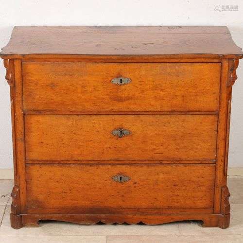 Ancienne commode en chêne allemand. Louis Philippe. Circa 18...