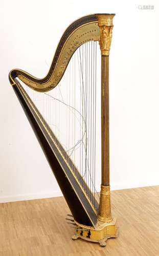 Harpe. J.C Schwieso & Co. Angleterre. Période George IV. Deu...