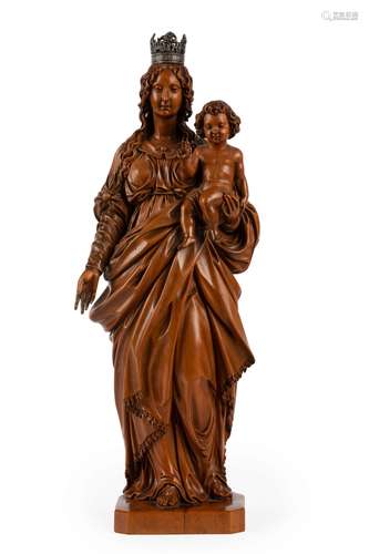 La Vierge à l'Enfant Jésus. Ca. 1900.