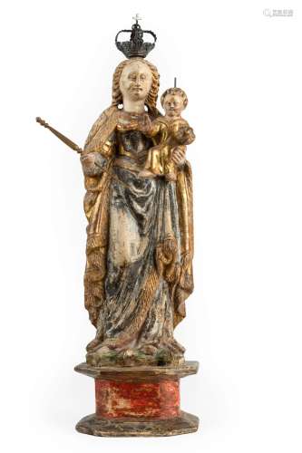 La Vierge à l'Enfant Jésus. Anvers ou Bruxelles. Ca. 1500.