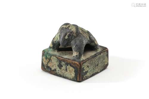 A Turtle Bronze Seal
