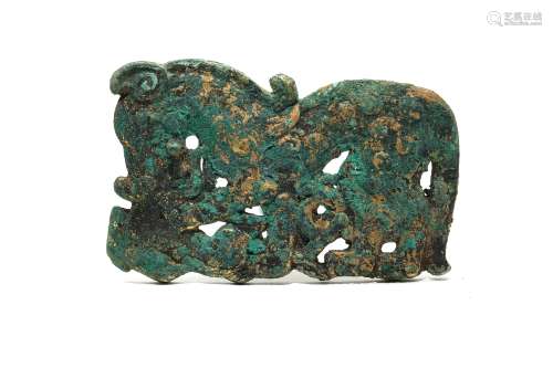 A Gilt Bronze Mystical Beast Decorative