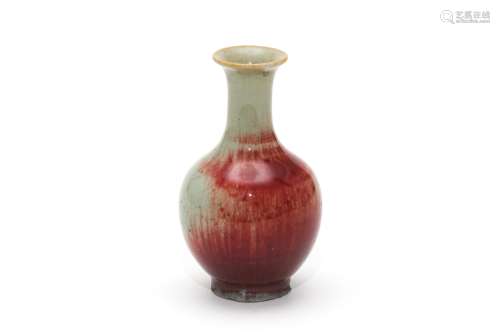 A Lang Type Red Glaze Vase