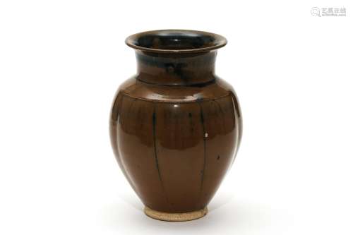 A Cizhou Ware Melon-Shaped Zun Vase Song Dynasty