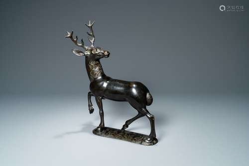 Un modèle d'un cerf en bronze, Pays-Bas, 16ème