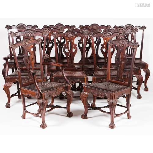 A set of twelve D.João V/D.José style chairs