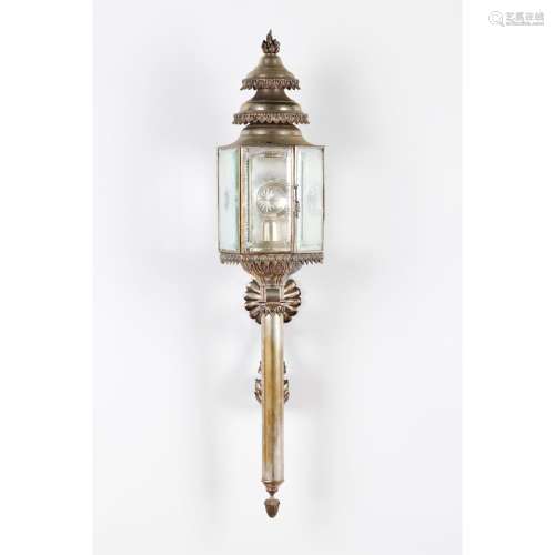 A pair of wall sconces/carriage lights