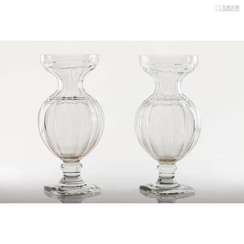 A pair of vases